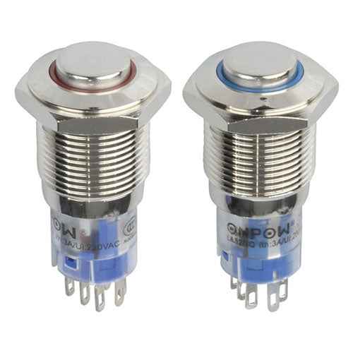 IP67 Rated Illuminated Momentary Switch