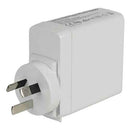 Laptop Wall Plugin Power Supply with 2 C & 1 A Type Socket
