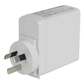 Laptop Wall Plugin Power Supply with 2 C & 1 A Type Socket