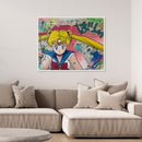 Sailor Moon impression sur toile de l'œuvre originale de Vincent STREIFF