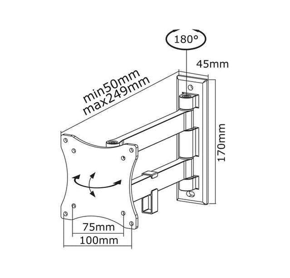 Neomounts by Newstar FPMA-W820 - knagt
