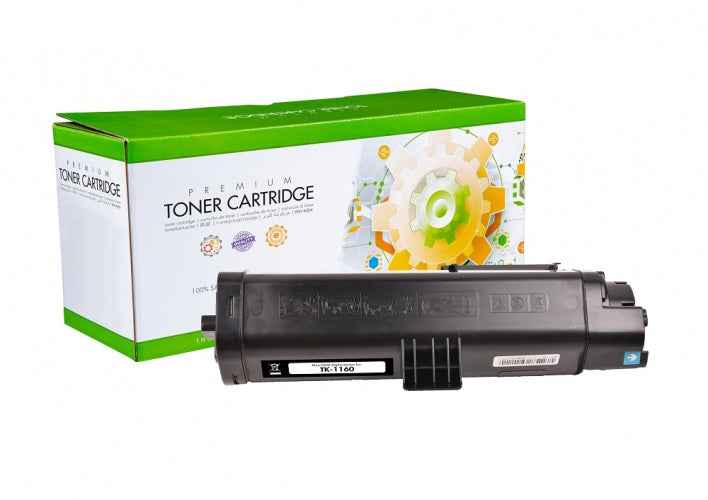 Cartouche d'encre noire compatible avec contrôle statique Kyocera TK-1160 (1T02RY0NL0)