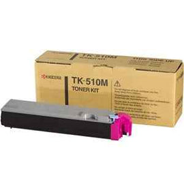 Toner magenta d'origine Kyocera, TK-510M, pour FS-C5020|C5025|C5030, 8K, (timbre vert 1,2 lei), « TK-510M »
