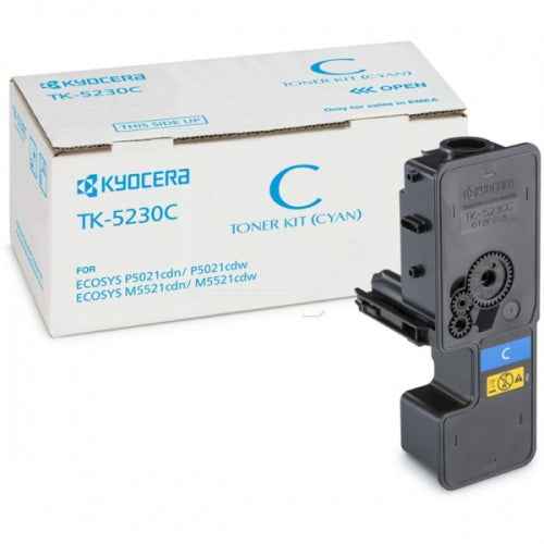Kyocera TK-5230C Toner Cartridge, Cyan