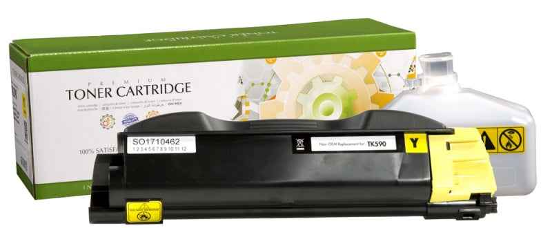 Compatible Static-Control Kyocera TK-590Y Jaune, 7000 p.