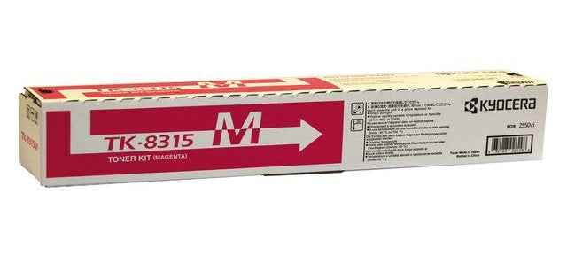 Kyocera TK-8315M Toner Cartridge, Magenta