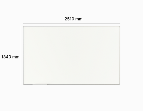 MAXISCREEN projectio and dry erase writingboard 2510 x 1340 mm TK-Team