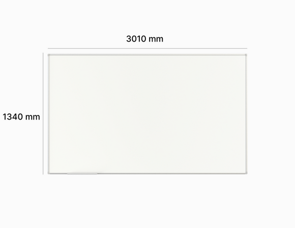 Projectio et tableau effaçable à sec 3010 x 1340 mm tk-team