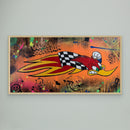 Woody Woodpecke reproduction officielle sur toile de l'œuvre de Vincent STREIFF