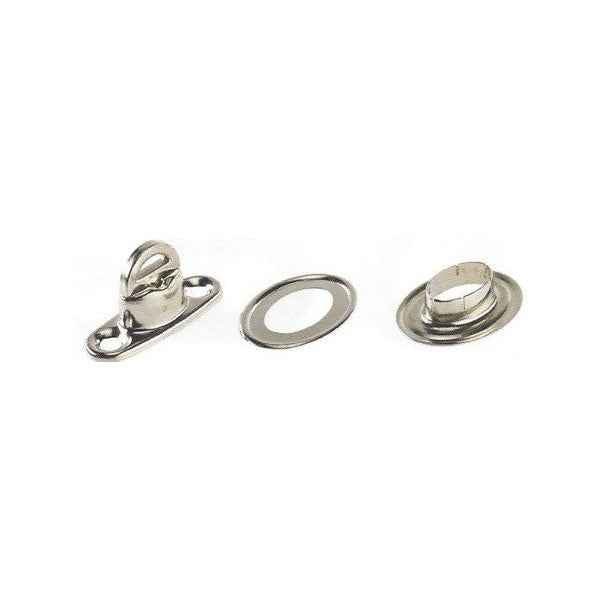 Tourniquet laiton nickelé avec oeillet fendu - Clicktofournisseur.com
