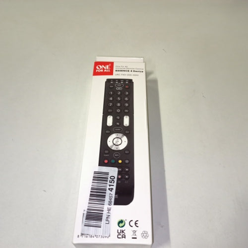 Retour client ecost télécommande universelle essence 4 de one for all contrôle de 4 appareils tv