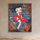 Betty Boop Rouge impression de l'œuvre originale