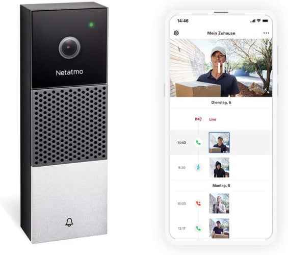Retour client Ecost Sonnette vidéo intelligente Netatmo NDBDE avec caméra, WiFi, audio bidirectionnel, détection personnelle
