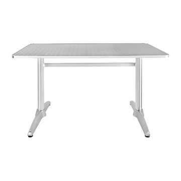 TABLE RECTANGULAIRE À DEUX PIEDS 600MM - clicktofournisseur.com