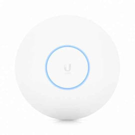 ACCESS POINT Ubiquiti "U6" interior, 2400 Mbps, port Gigabit x 1, antena interna x 1, PoE, 2.4 - 5 GHz, "U6-LR" (timbru verde 0.8 lei)