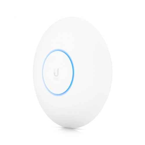 ACCESS POINT Ubiquiti "U6" interior, 2400 Mbps, port Gigabit x 1, antena interna x 1, PoE, 2.4 - 5 GHz, "U6-LR" (timbru verde 0.8 lei)