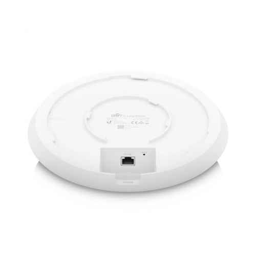 ACCESS POINT Ubiquiti "U6" interior, 2400 Mbps, port Gigabit x 1, antena interna x 1, PoE, 2.4 - 5 GHz, "U6-LR" (timbru verde 0.8 lei)