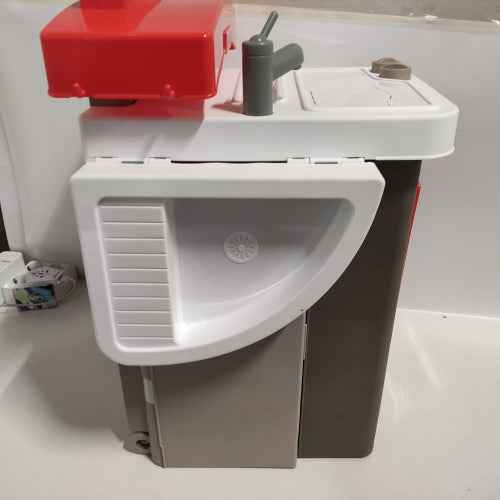 Ecost Customer Return Smoby 312200 Tefal Opencook Kitchen, Red, Grey, Nica