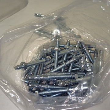 Ecost customer return Index Fixing Systems MTA – Pack of 50 Heavy Duty Male Anchors (Galvanised) AM1