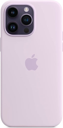 Coque en silicone avec Magsafe pour iPhone 14 Pro Max (retour client Ecost) - lilas