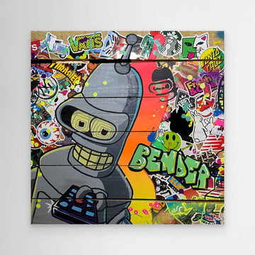 Bender reproduction officielle sur toile de l'œuvre