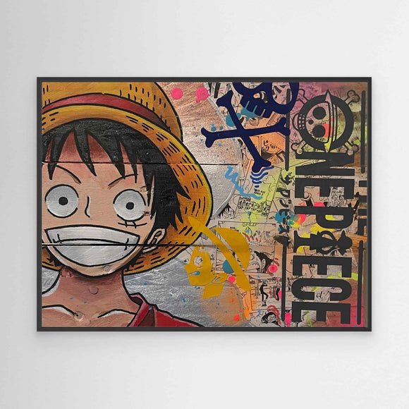 One piece reproduction officielle sur toile de l'œuvre