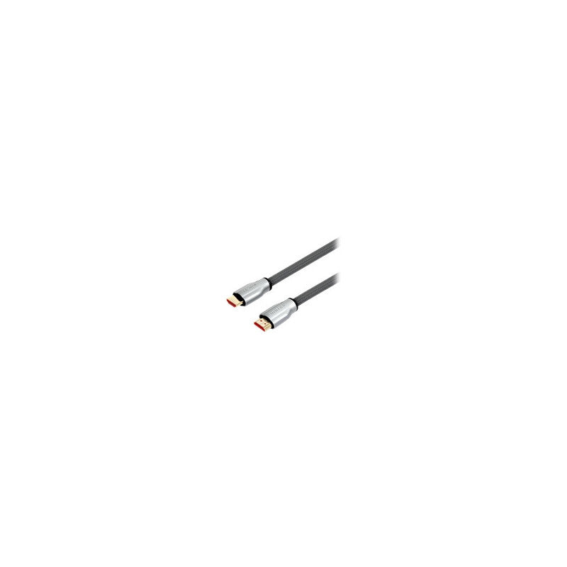 Câble hdmi unitek y-c136rgy 1 m hdmi type a standard argent zinc
