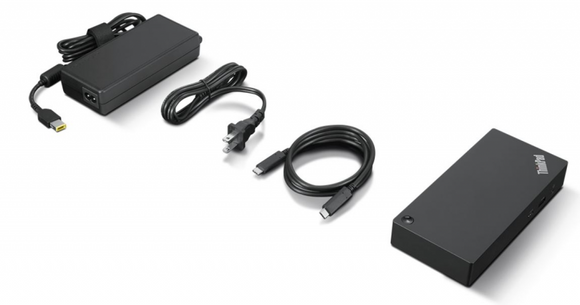 Station d'accueil USB-C universelle Lenovo ThinkPad (40AY0090EU), noire