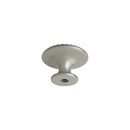 Bouton de meuble CERUSE, Finition zamak blanc argenté