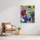 Super Mario impression sur toile de l'œuvre originale de Vincent STREIFF