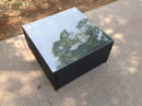 Fimous Carré Rotin Café Thé Table D'Appoint IntéRieur Et ExtéRieur Meubles De Jardin Accessoires Patio Noir