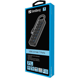 Sandberg 134-33 USB 3.0 Hub 7 Ports