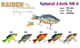 Vobleris RAIDEN Natural J-Jeek 80 S 7G 397