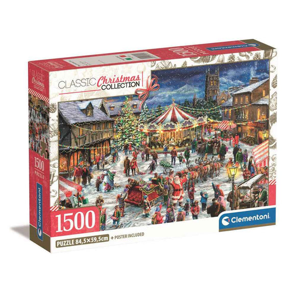 Clementoni the Christmas Fair 1500pc Puzzle