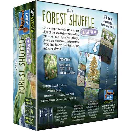 Forest Shuffle Alpine Expansion Game