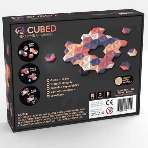 CUBED Next Level Dominoes Game