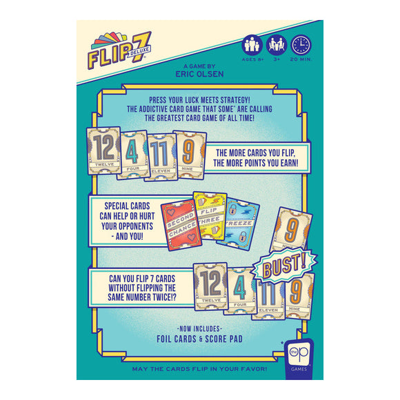 Flip 7 Deluxe Party Card Game