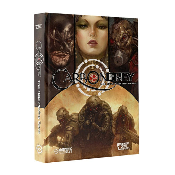 Carbon Grey RPG Core Rulebook Board Game