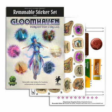 Ensemble d'Autocollants Amovibles Gloomhaven Forgotten Circles