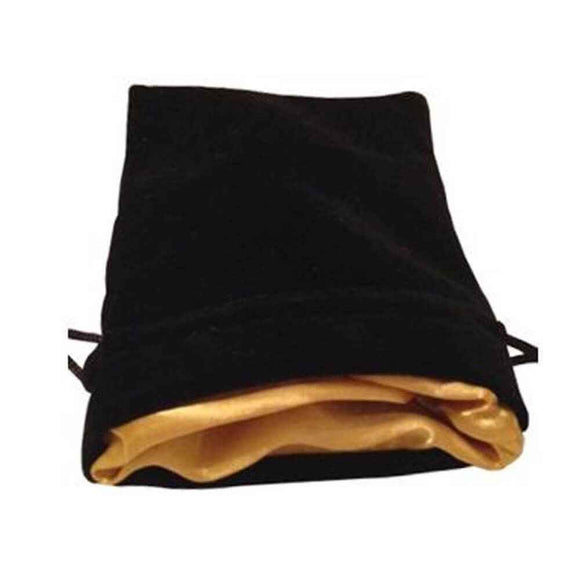 MDG Velvet Dice Bag (with Gold Satin Lining)