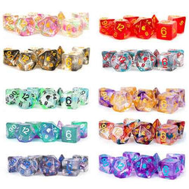 MDG Unicorn Resin Polyhedral Dice Set