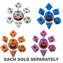 MDG Mini Glow Poly Dice Set (with Black No.)