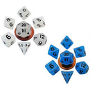 MDG Mini Glow Poly Dice Set (with Black No.)