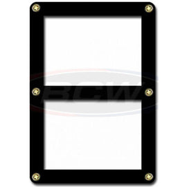 BCW Screwdown Holder Double Card (Black Border) - 0