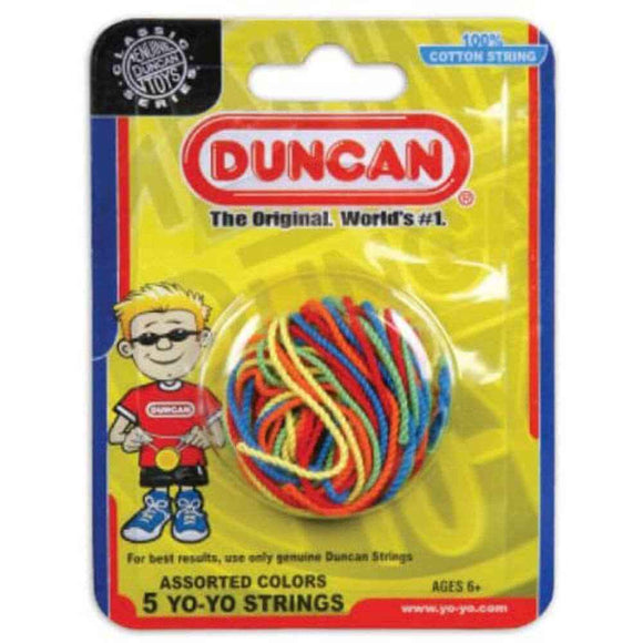 Duncan Yo Yo Strings 5 Pack Multi Colour (100% Cotton)