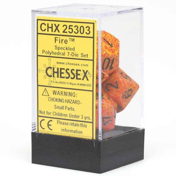 D7 Die Set Dice Speckled Poly (7 Dice)
