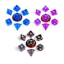 MDG Acrylic 10mm Poly Dice Set Stardust