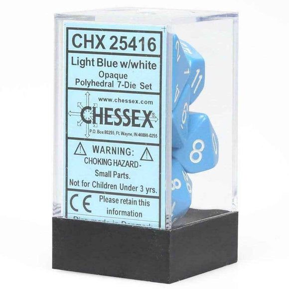 D7 Die Set Dice Opaque Polyh (7 Dice)