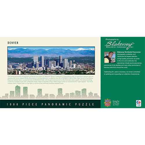 MP City Colorado Panoramic Denver Puzzle (1000 pcs)