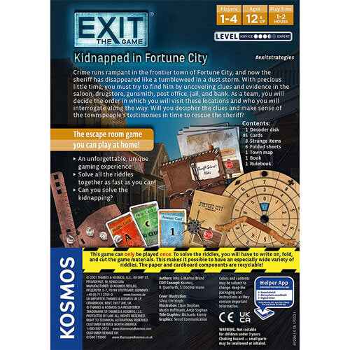Exit the Game The Dastardly Kidnapping in Fortune City